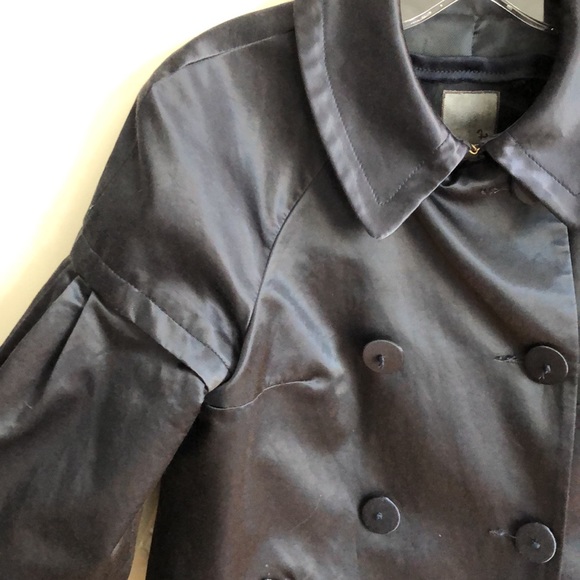 Navy satin jacket - Picture 2 of 4